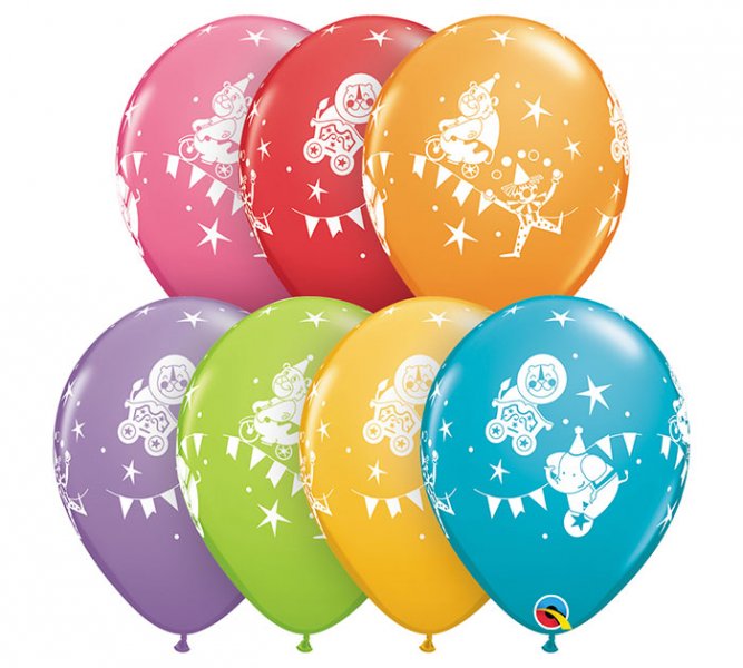 Circus Parade Helium Latex Balloon
