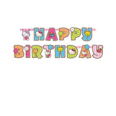 Hello Kitty Happy Birthday Joint Banner Singapore