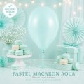 Pastel Macaron AQUA Helium Latex Balloon Singapore