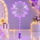 紫色 LED 透明泡泡气球