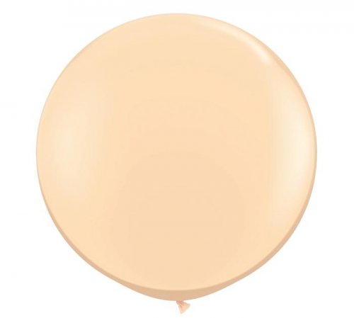 Blush Jumbo Round Shape Helium Latex Balloon