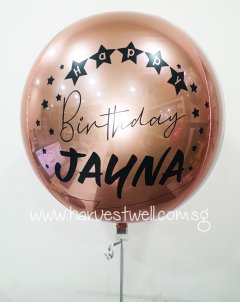 Customize Birthday Celebration ORBZ Balloon