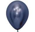Chrome Navy Blue Helium Latex Balloon Singapore