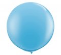 Pale Blue Jumbo Round Shape Helium Latex Balloon