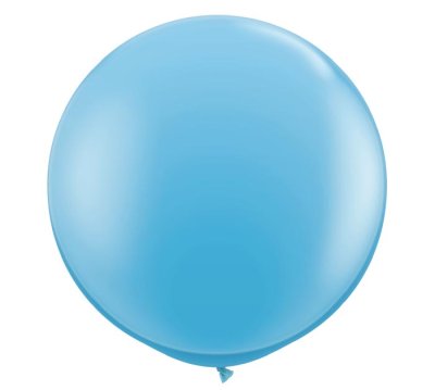 Pale Blue Jumbo Round Shape Helium Latex Balloon Singapore