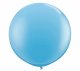 Pale Blue Jumbo Round Shape Helium Latex Balloon