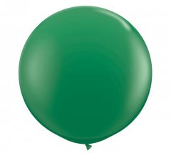 Green Jumbo Round Shape Helium Latex Balloon