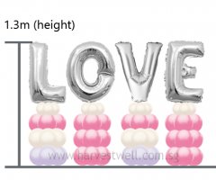 Customize Megaloon Alphabet Balloon Column