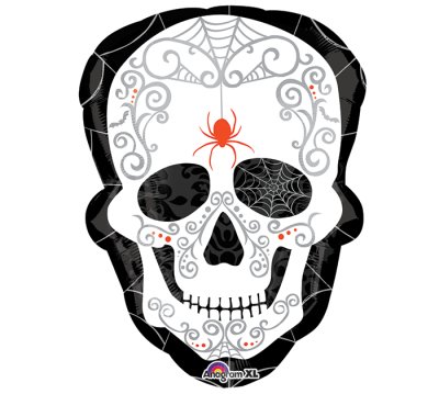Halloween Skull Super Shape Mylar Balloon Singapore