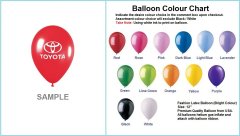 Customize 2 Side (diff) Print Latex Balloon 400