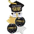 Satin Infused Cap & Diploma Balloon Package