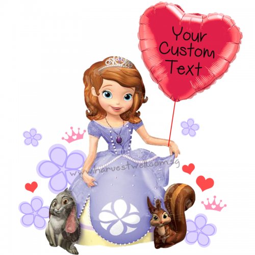 Personalize Sofia's Love Balloon Gift