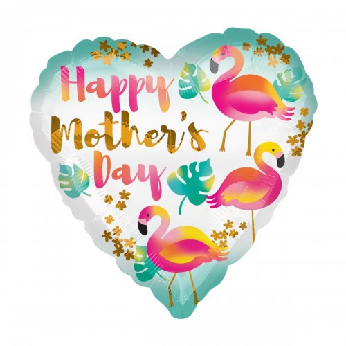 Flamingo Mother's Day Love Mylar Balloon