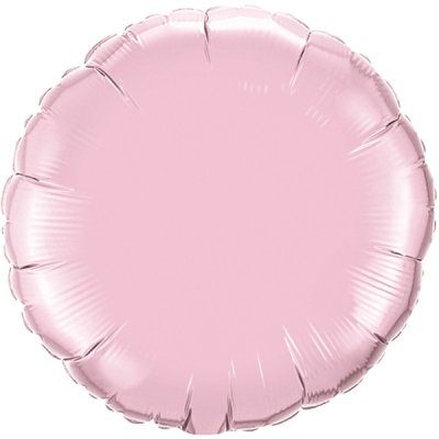 Pink Round Shape Mylar Balloon Singapore