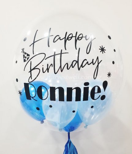 Customised Birthday Celebration Bubble Balloon