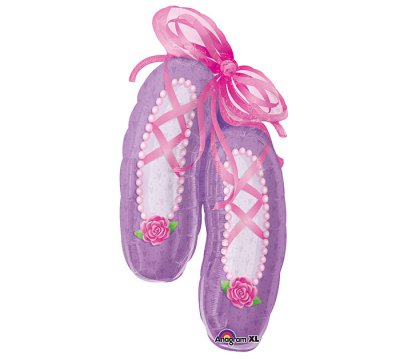 Ballet Shoe Super Shape Mylar Balloon Singapore