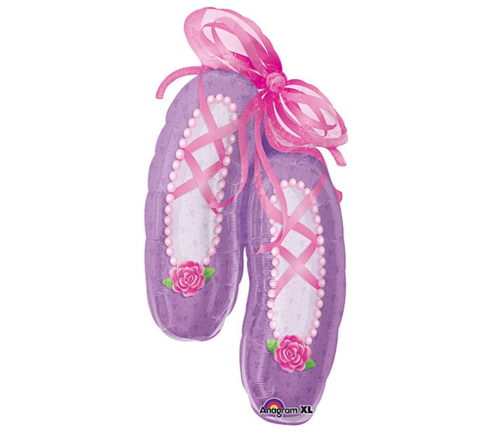 Ballet Shoe Super Shape Mylar Balloon Singapore