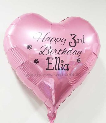 Customised Print on Foil Balloon Singapore