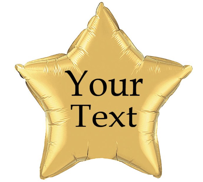 Customised Jumbo Star Foil Balloon Singapore
