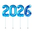 New Year 2026 Megaloon Blue Foil Balloon Singapore