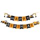 Happy Birthday Construction Party Jointed Banner