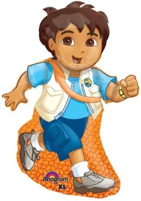 Go Deigo Go! Super Shape Mylar Balloon Singapore