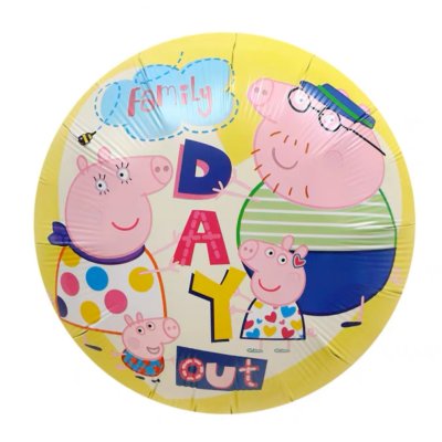 Peppa Pig Family Day Yellow Balloon Singapore