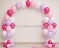 Helium Balloon Column with String Arch Singapore