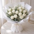 Pure Elegance White Roses Singapore