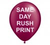 same day balloon printing