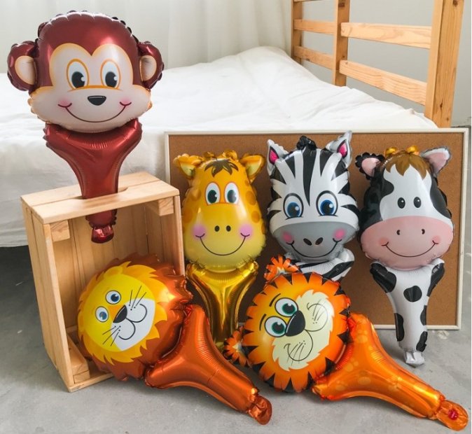 Cow Head Handheld Foil Balloon Singapore