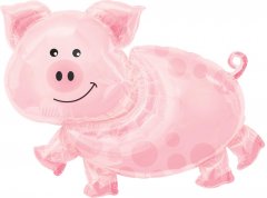 Barnyard Pig Super Shaped Mylar Balloon