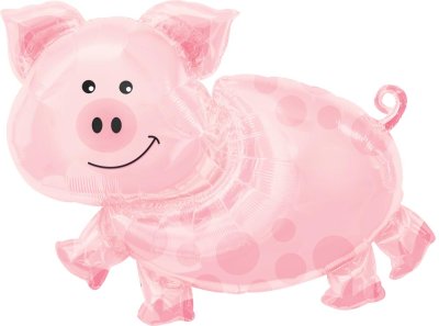 Barnyard Pig Super Shaped Mylar Balloon Singapore