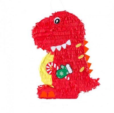 Christmas Red Dinosaur Pinata Singapore