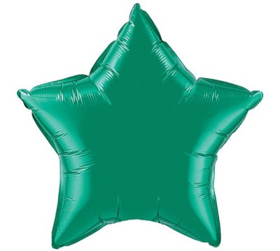 Green Star Shape Mylar Balloon Singapore