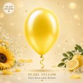 Pearl Yellow Helium Latex Balloon Singapore