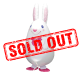 White Rabbit Walking Pet Animal Balloon
