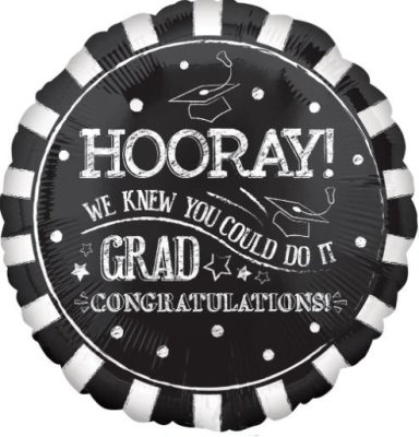 HOORAY! Encouraging GRAD Mylar Balloon Singapore