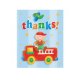 1st Birthday Fun At One Baby Boy Thank You Card