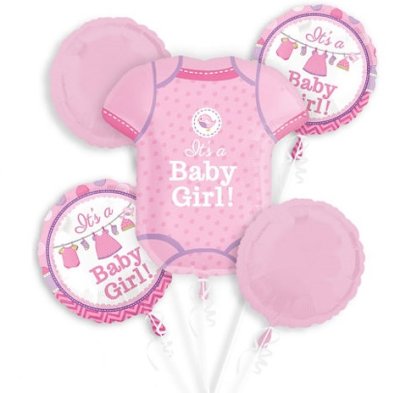 It's A Girl! Romper Balloon Package Singapore