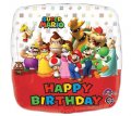 Happy Birthday Mario Bros Mylar Balloon