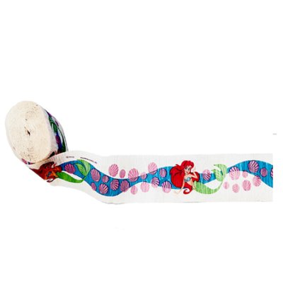 Disney Princess The little Mermaid Party Crepe Paper Streamer Singapore