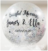 custom glitters jumbo balloon