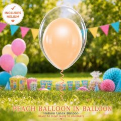 Peach Balloon IN Balloon