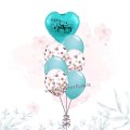 Happy Mothers Day Customised Tiffany Balloon Bouquet
