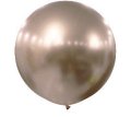 Chrome Champagne Jumbo Round Shape Helium Latex Balloon Singapore