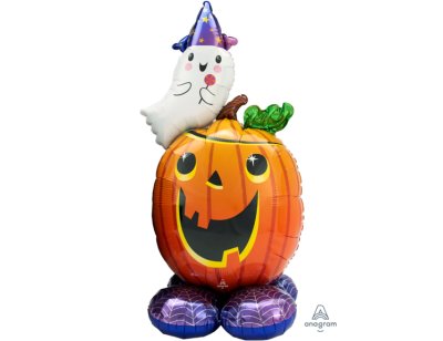 Pumpkin & Ghost Halloween Airloonz Decoration Balloon Set Singapore
