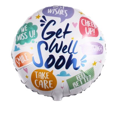 Get Well Soon Messages Mylar Balloon Singapore