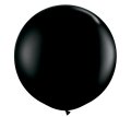 Onyx Black Jumbo Round Shape Helium Latex Balloon Singapore