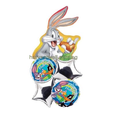 Looney Tunes Bugs Bunny Balloon Bouquet Singapore